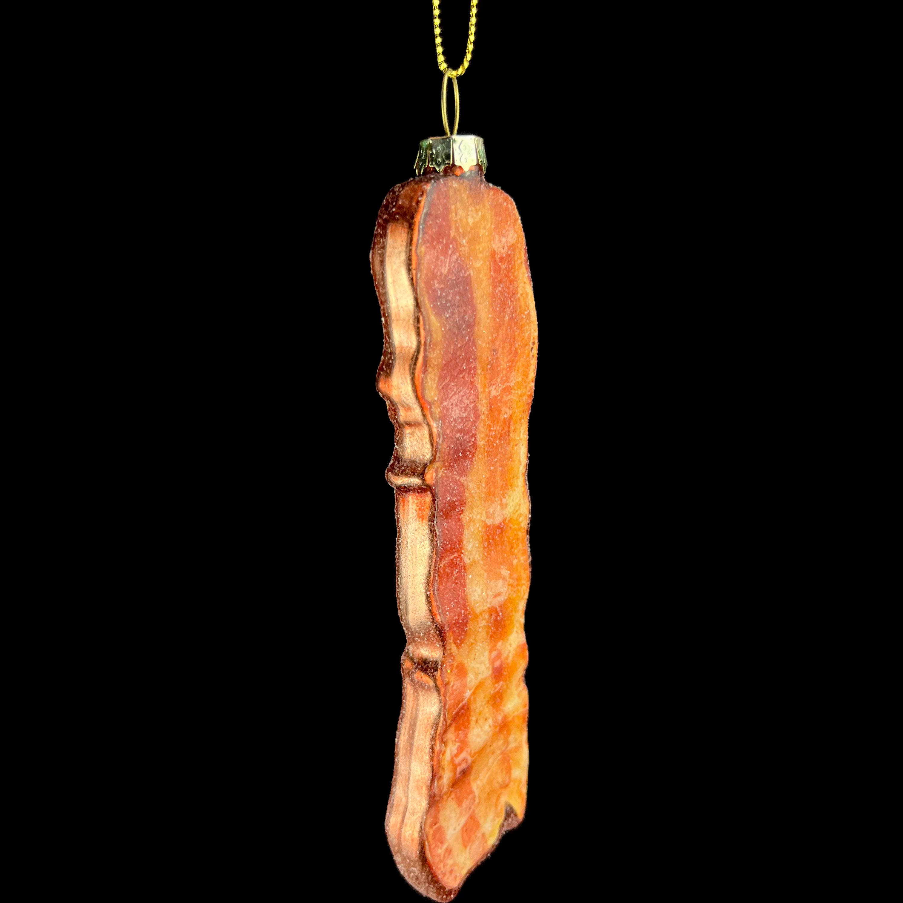 Front side view of Bacon Ornament