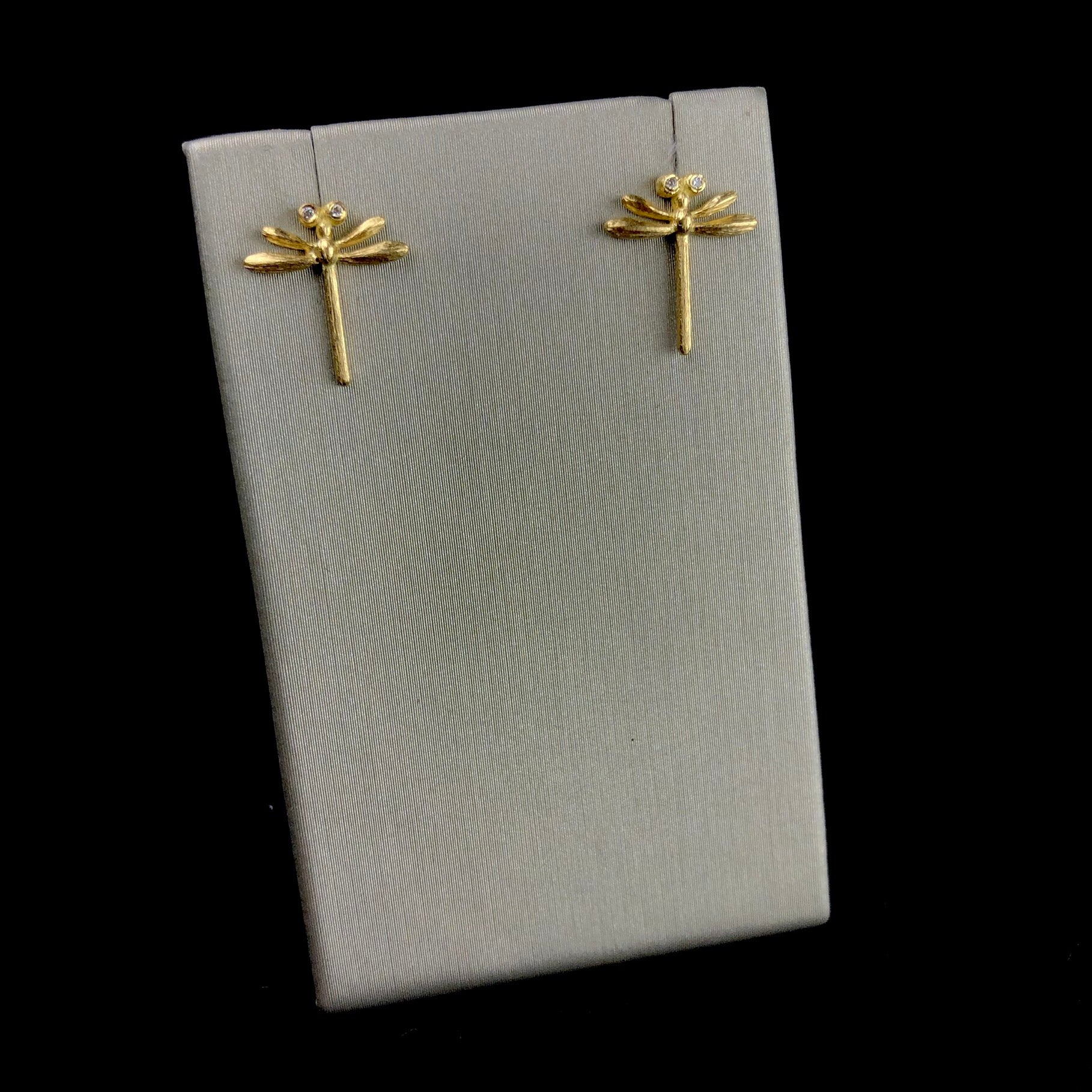 Front side of Dragonfly Stud Earrings