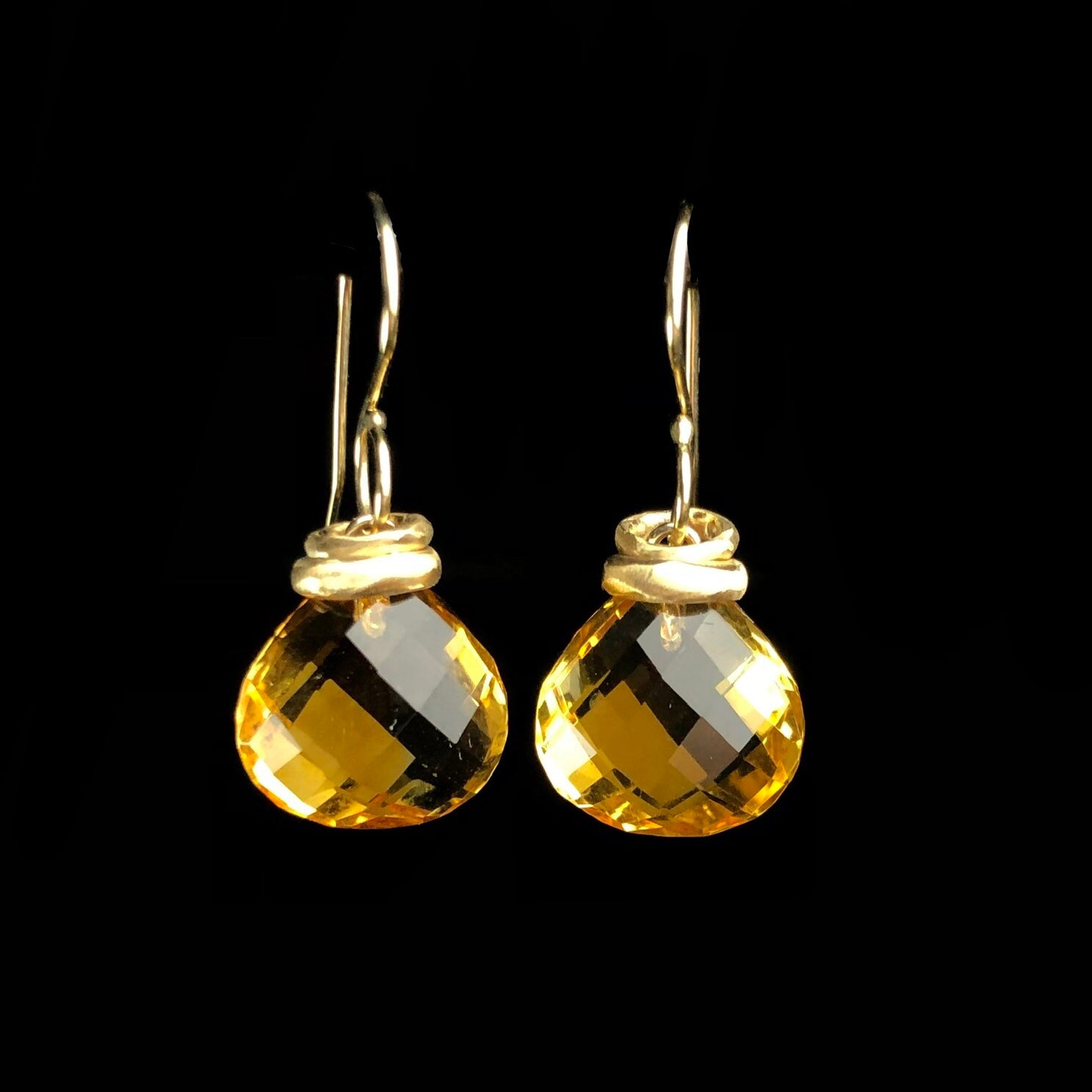 Citrine on sale drop earrings