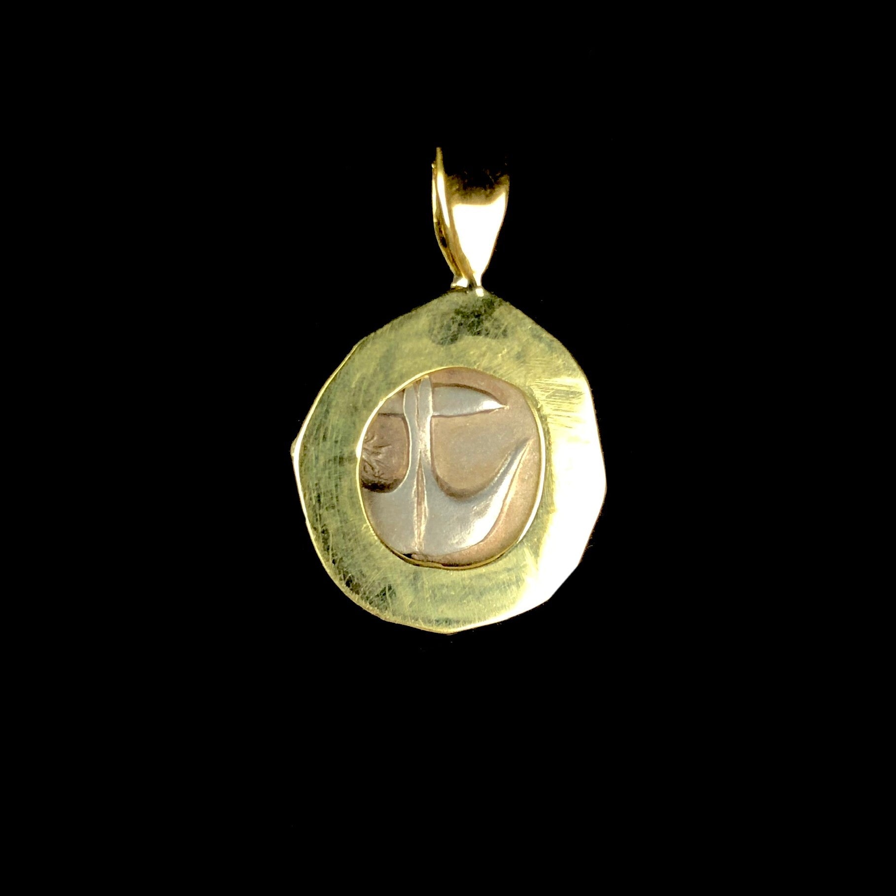 Medusa Silver Drachm Pendant