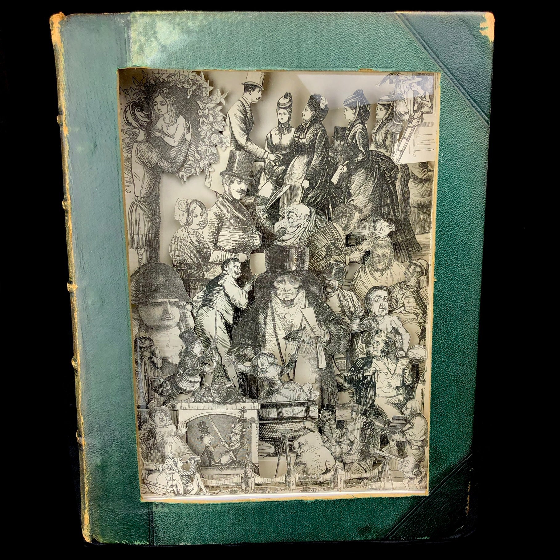 Front view of Punch Magazine Antiquarian Cut Book