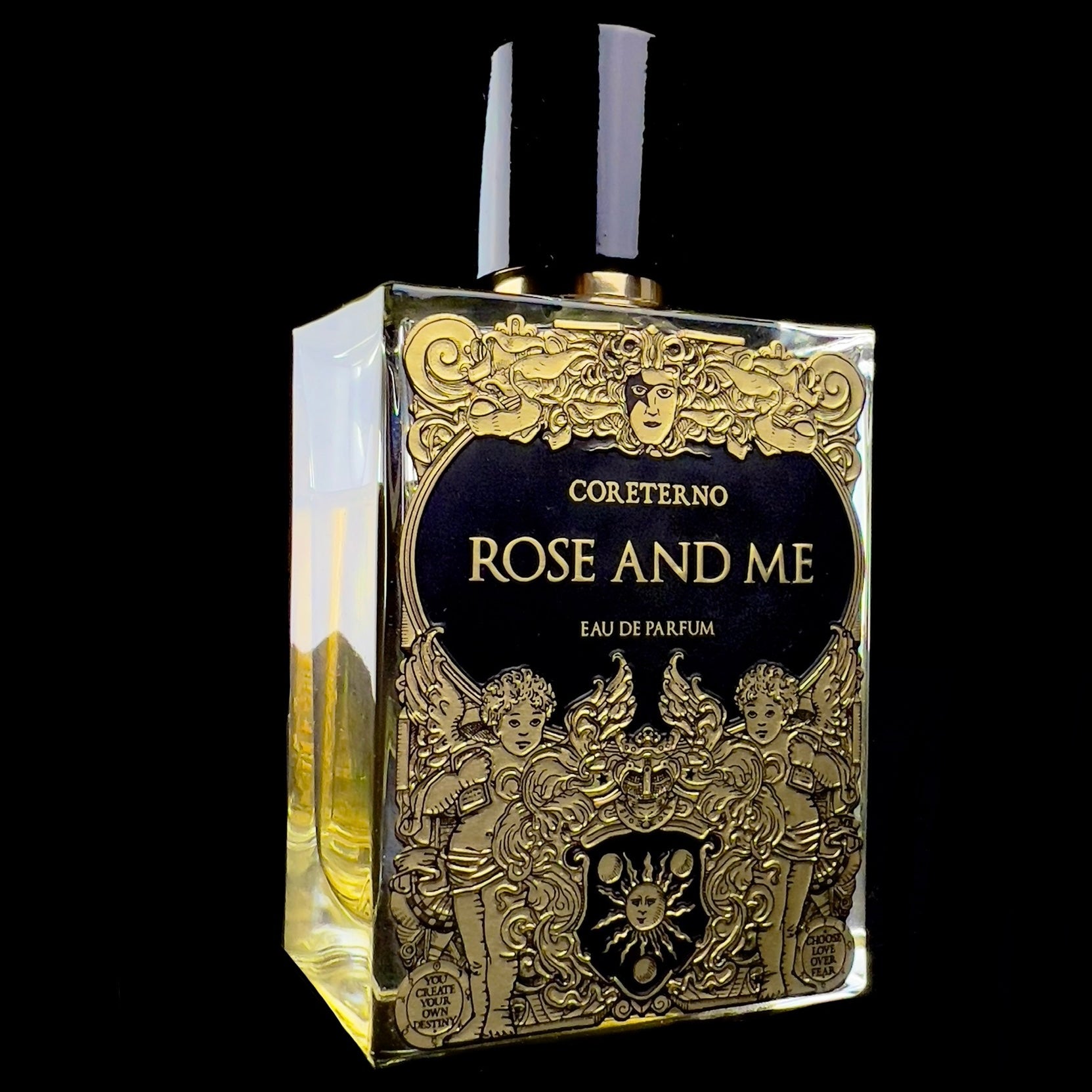 front face of Rose and Me Parfum Bottle