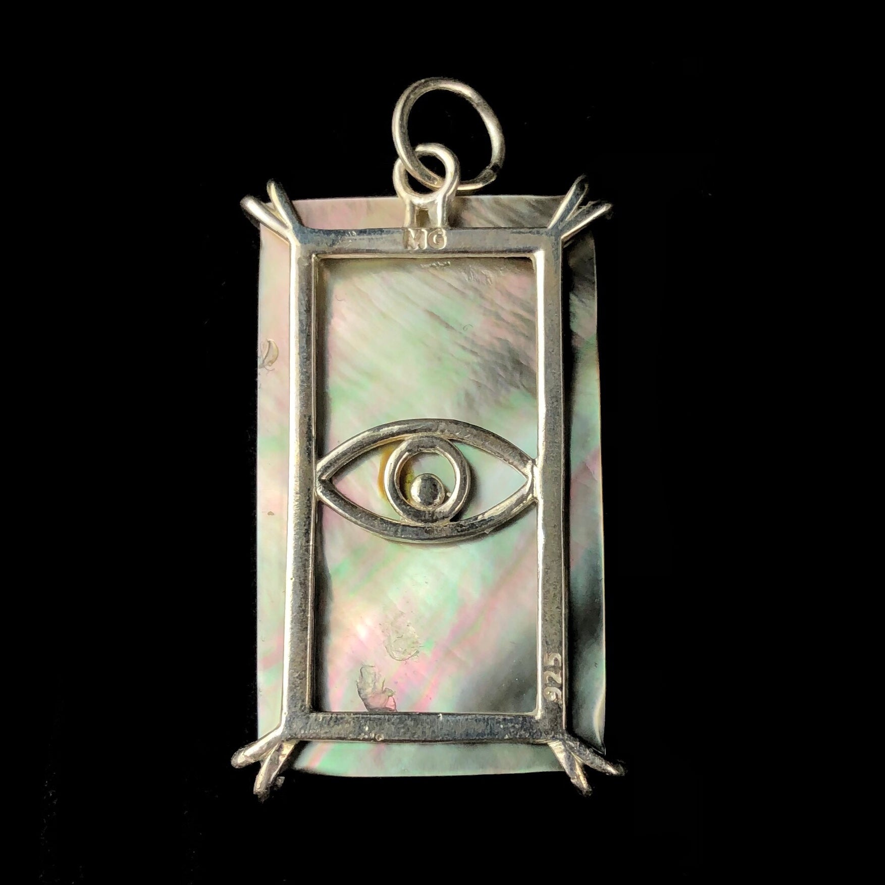 Back view of Ace of Cups Pendant