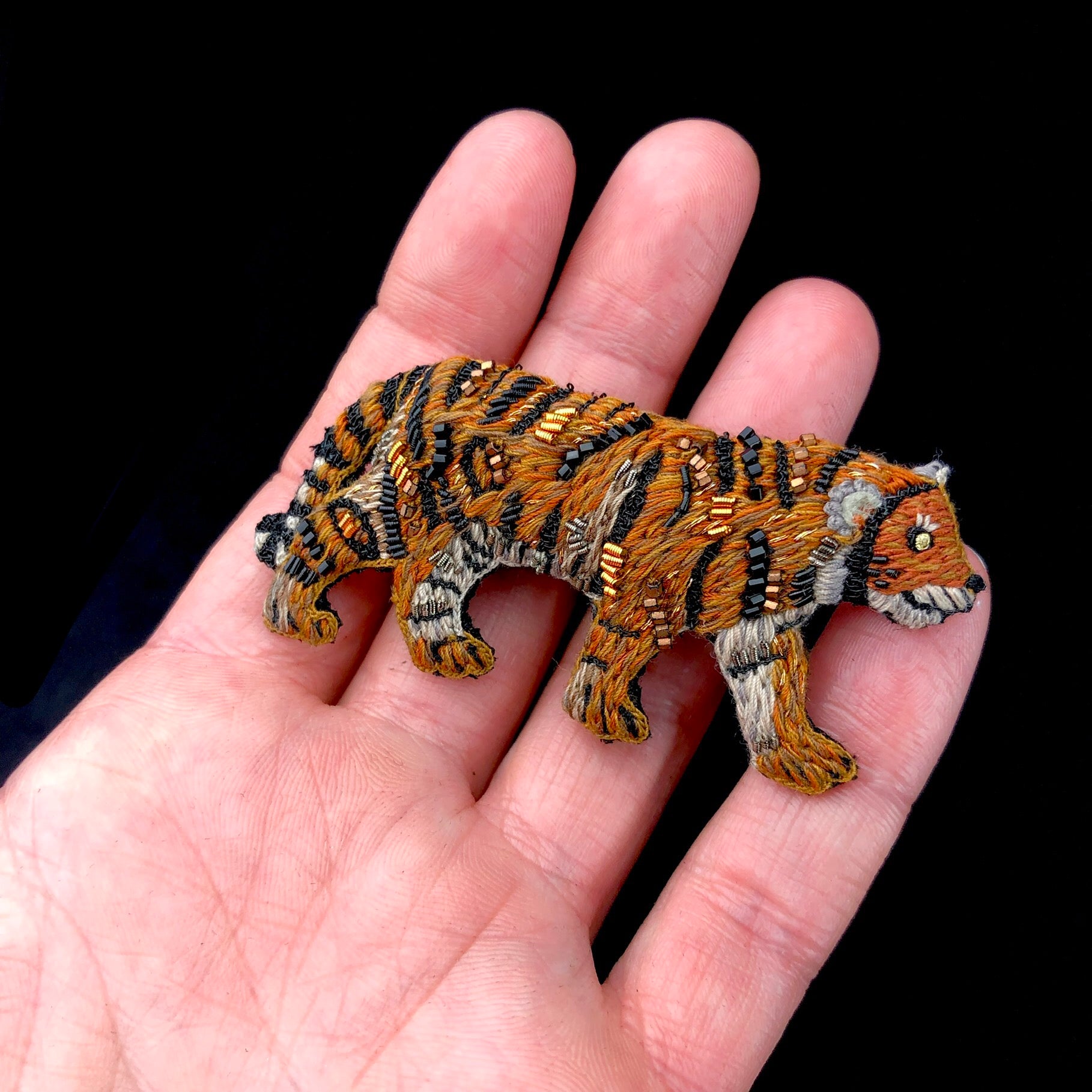 Bengal Tiger Pin Brooch