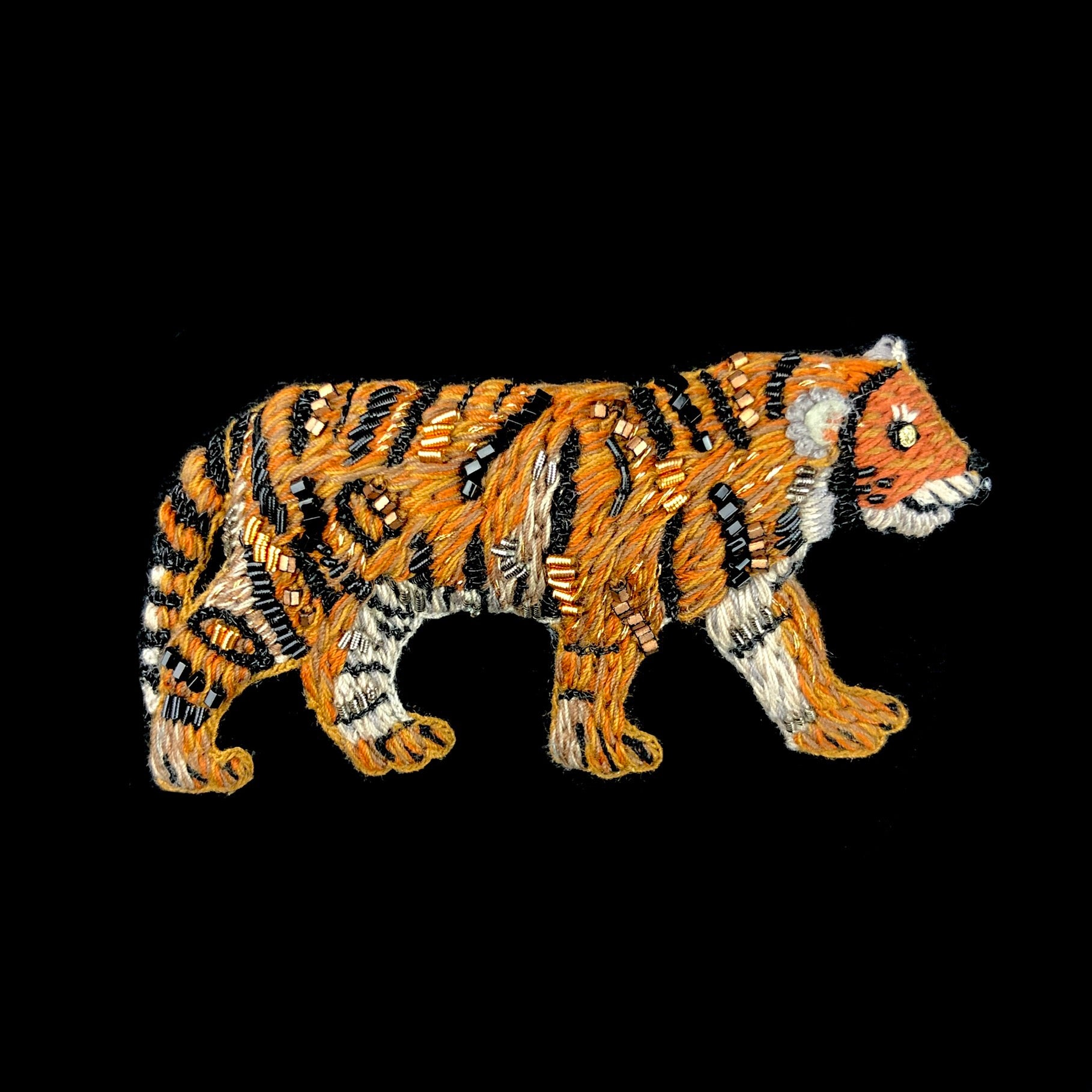 Bengal Tiger Pin Brooch